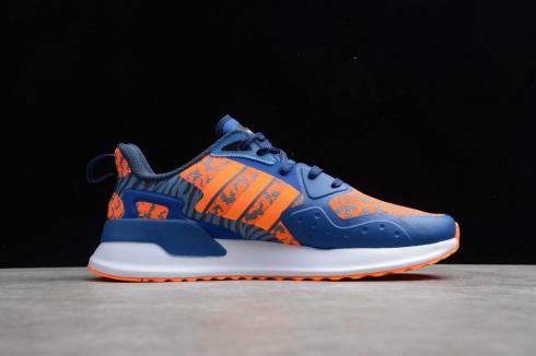 Adidas X PLR Dark Blue Orange Cloud White Running Shoes EE7658