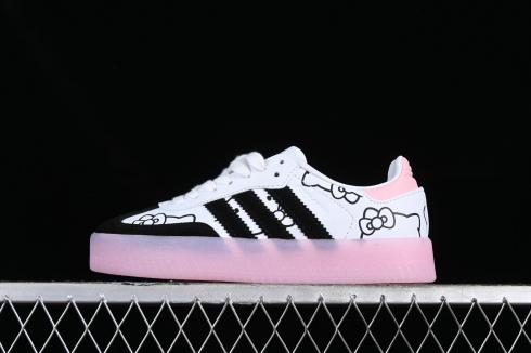 Kith x Clarks x Adidas Originals 8th Street Samba Cloud White Pink Core Black ID7295