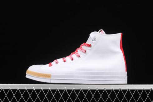 Clot x Converse Chuck 70 Hi White Red Shoes 171839C