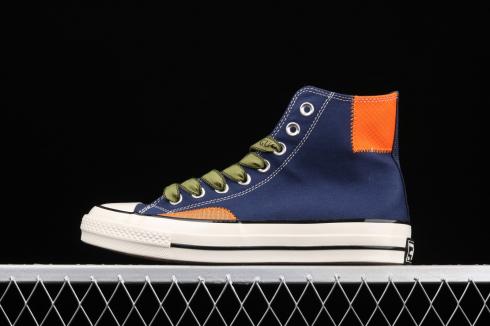 Converse Alt Exploration Chuck 70 High Top Navy Blue Orange 170127C