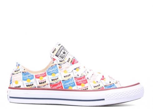 Converse Andy Warhol X Chuck Taylor All Star Low Ox Campbell S Soup Blue White Casino 147053F