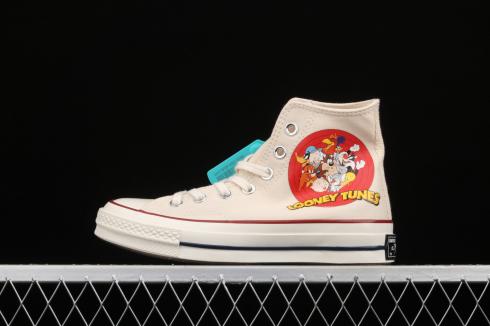 Converse Chuck 1970s High One Star Looney Tunes Sail Brown Red 162053C