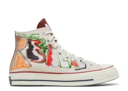 Converse Come Tees X Chuck 70 High Realms And Realities Egret White Multi 173121C