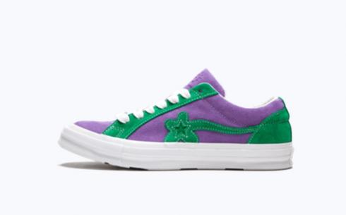 Converse Golf Le Fleur Ox Purpleheart Jollygreen Shoes