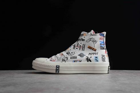 Kith X Converse Chuck Taylor All Star 70 High 10th Anniversary White Multi-Color 172466C