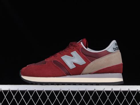 New Balance 730 MiUK 40th Anniversary Burgundy Grey Brown M730UKF