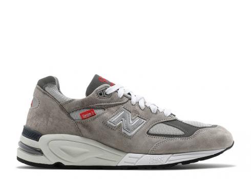 New Balance 990v2 Made In Usa Grey White M990VS2