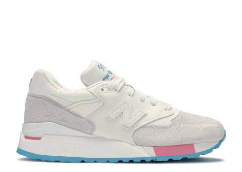 New Balance 998 Made In Usa Cotton Candy Pink Blue Light Baby Bone M998WEA