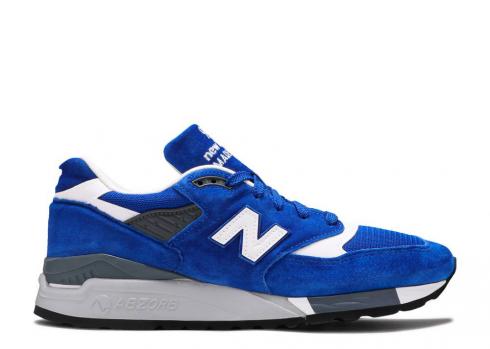 New Balance 998 Made In Usa Suede Pack Royal Blue White M998CBU