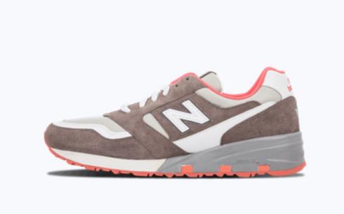 New Balance M575 Grey Pink Athletic Shoes