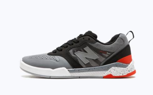 New Balance Nm868Bgs Grey Black Orange Athletic Shoes