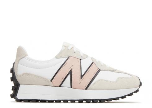 New Balance Womens 327 White Pink Haze WS327LR