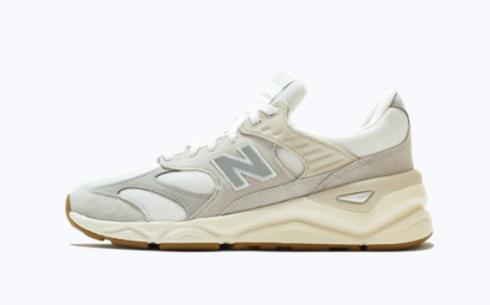 New Balance X90 Grey Gum Brown Athletic Shoes