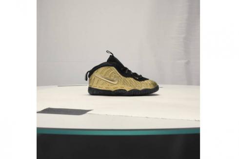 Nike Little Posite Pro Td Metallic Gold Black 843769-701