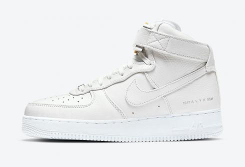 1017 ALYX 9SM x Nike Air Force 1 High Triple White CQ4018-100
