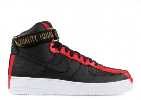 Air Force 1 High BHM QS University Black Red 836227-002