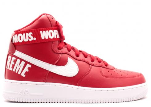 Air Force 1 High Supreme Sp Supreme White Varsity Red 698696-610
