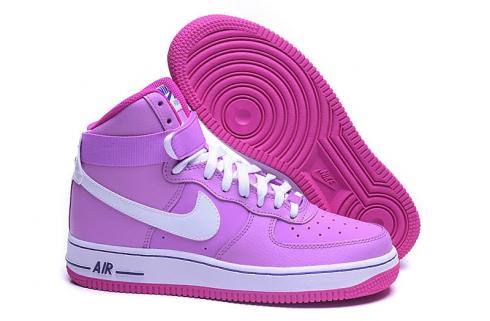 Nike Air Force 1 High GS Girls Pink Fashion Shoes 653998-501