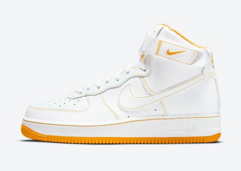 Nike Air Force 1 High Laser Orange White Running Shoes CV1753-107
