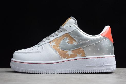 2019 Nike Air Force 1 Low Stars CT3437 100 For Sale