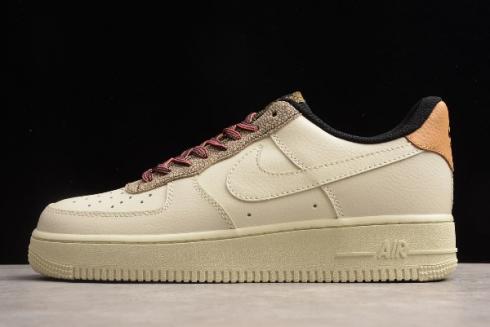 2020 Nike Air Force 1 Low Fossil Wheat Shimmer CK4363 200