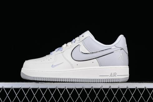 Fat Joe x Nike Air Force 1 07 Low Rice White Light Grey Silver lO5636-888