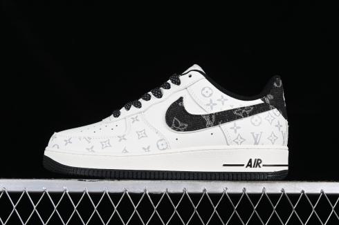 Louis Vuitton x Nike Air Force 1 07 Low Black Off White LU0251-132