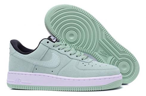 Nike Air Force 1 '07 Enamel Green White Sneakers 818594-300