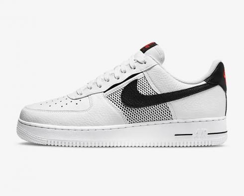 Nike Air Force 1 07 LV8 Habanero Red White Black DH7567-100
