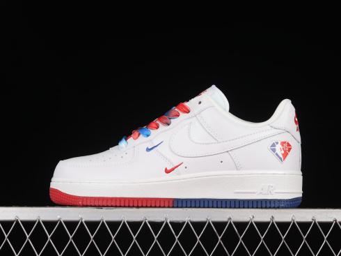 Nike Air Force 1 07 Low 75th Anniversary White Red Blue NB6578-075
