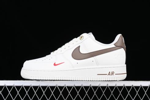 Nike Air Force 1 07 Low Chocolate Red Metallic Gold DQ7658-102
