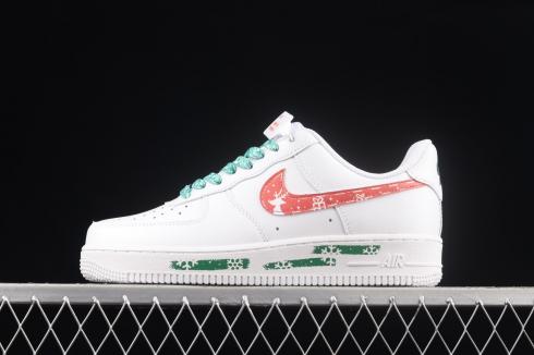 Nike Air Force 1 07 Low Christmas White Green Red CW2288-131