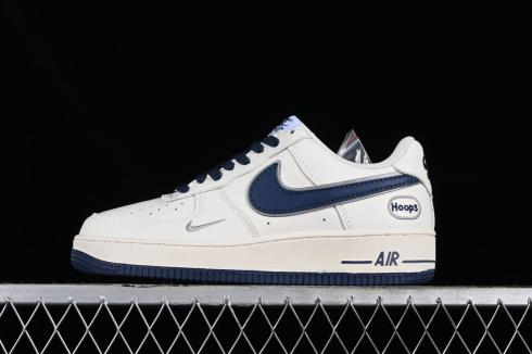 Nike Air Force 1 07 Low Hoops White Navy Blue HP2369-008