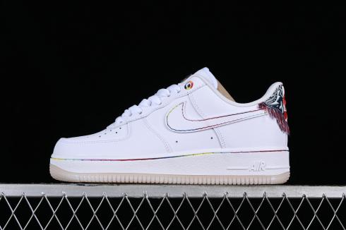 Nike Air Force 1 07 Low N7 White Silver Multi-Color DN8918-111