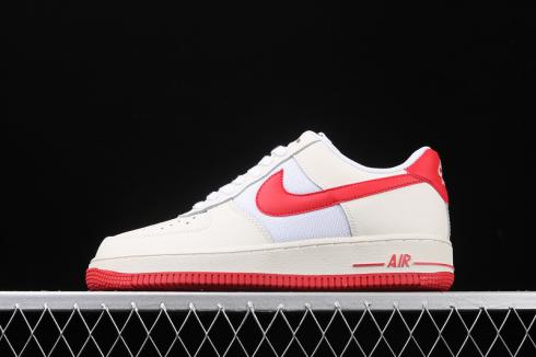 Nike Air Force 1 07 Low Off-White Red Sneakers HT8891-101