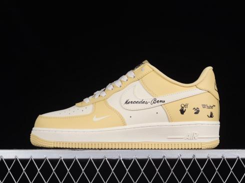 Nike Air Force 1 07 Low Off White Yellow Black DV4468-126