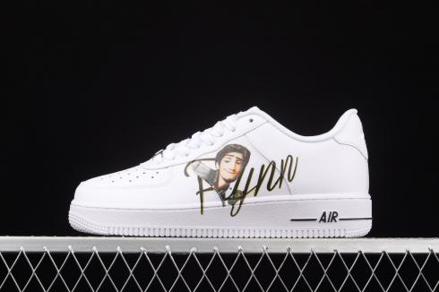 Nike Air Force 1 07 Low Summit White Black Shoes 315116-158