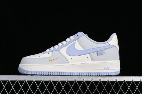 Nike Air Force 1 07 Low White Blue Grey Yellow DB3301-117