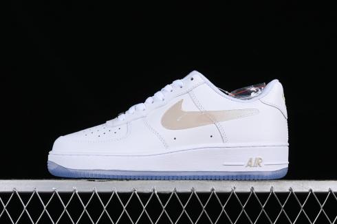Nike Air Force 1 07 Low White Gold Blue CO3363-368