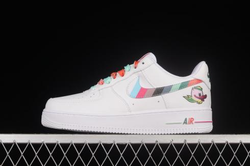 Nike Air Force 1 07 Low White Green Orange Multi-Color DH9595-100