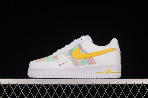 Nike Air Force 1 07 Low White Green Yellow Multi-Color CH3512-002