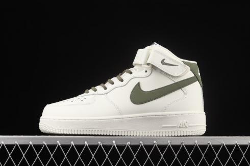 Nike Air Force 1 07 Mid White Green Shoes LZ6819-608