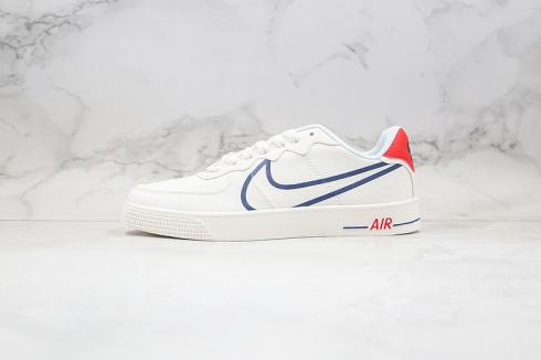 Nike Air Force 1 AC Canverse White Black Red Mens Casual Shoes 630939-202