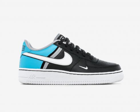 Nike Air Force 1 LV8 2 GS Black Light Current Blue Wolf Grey CI1756-001