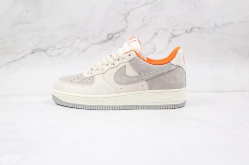 Nike Air Force 1 Low 07 Grey White Brown Casual Shoes CC5059-102