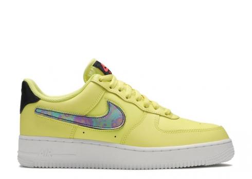 Nike Air Force 1 Low 07 Lv8 Yellow Pulse White Black CI0064-700