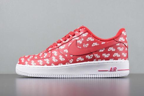 Nike Air Force 1 Low '07 QS White Red Casual Shoes AH8462-600