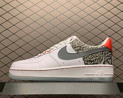Nike Air Force 1 Low 07 White Sliver Running Shoes AO4261-100
