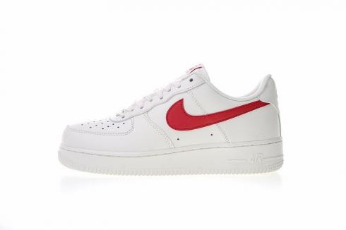 Nike Air Force 1 Low '07 White Sport Red Gloss 315122-126