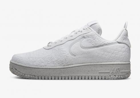 Nike Air Force 1 Low Crater Flyknit Summit White Platinum Tint DM0590-100